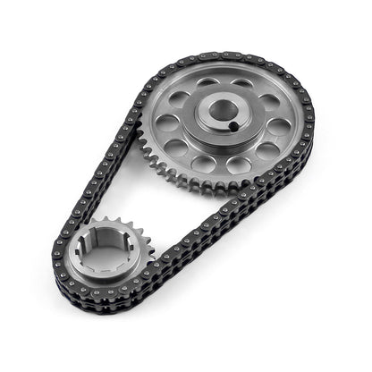 Speedmaster PCE264.1015 Fits Ford 429 460 Double Roller 9 Keyway Billet Steel Timing Chain Kit (Tor/Brg)