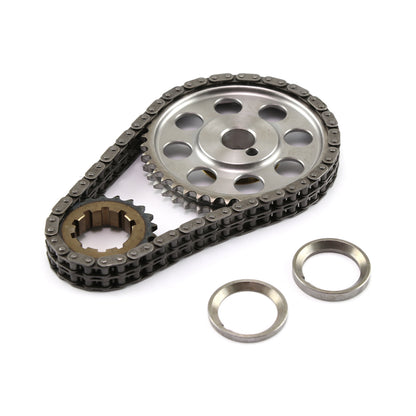 Speedmaster PCE264.1024 Fits Ford SB 289 302 351 Early Late Double Roller 9 Keyway Billet Steel Timing Chain