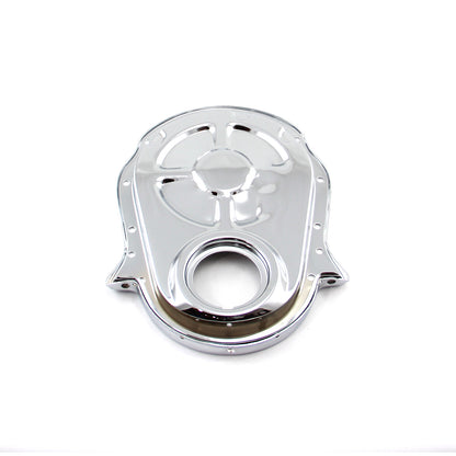 Speedmaster PCE265.1002 Fits Chevy BBC 454 Steel Plated Timing Chain Cover Chrome