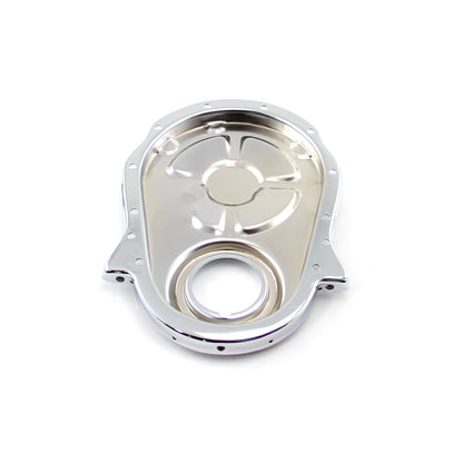 Speedmaster PCE265.1002 Fits Chevy BBC 454 Steel Plated Timing Chain Cover Chrome
