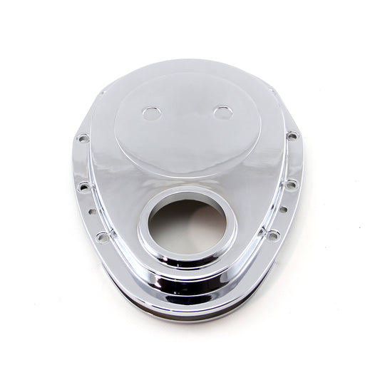 Speedmaster PCE265.1009 Fits Chevy SBC 350 Aluminum Timing Chain Cover Chrome