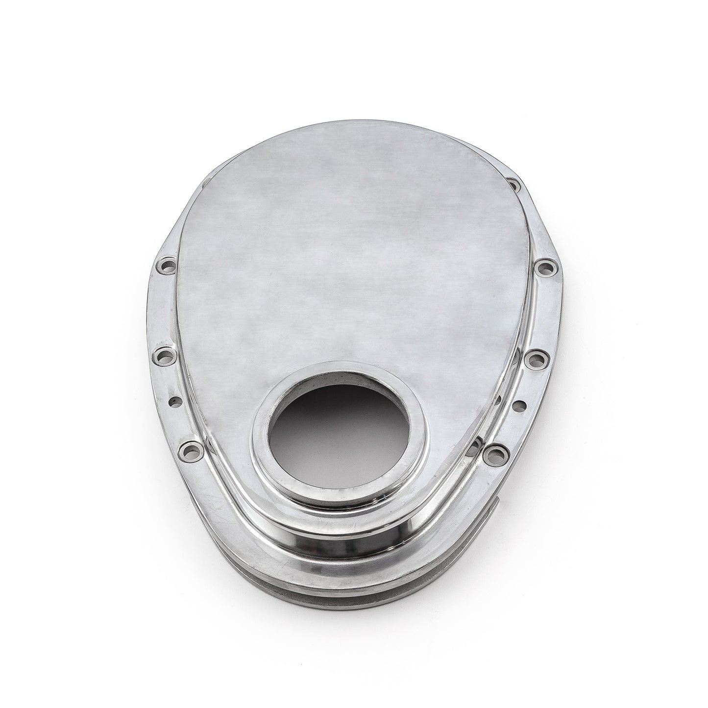 Speedmaster PCE265.1013 Fits Chevy SBC 350 Aluminum Timing Chain Cover Polished W/Gasket Seal & Bolts