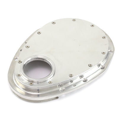 Speedmaster PCE265.1039 Fits Chevy SBC 283 350 400 Polished Removable Front Aluminum Timing Chain Cover