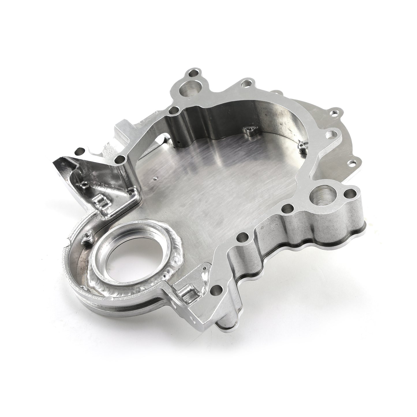 Speedmaster PCE265.1045 Fits Ford SB 289 302 351 Windsor 5.0L 1968-99 2pc Billet Aluminum Timing Chain Cover