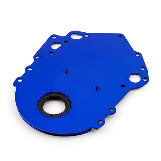 Speedmaster PCE265.1056 Fits Ford 302 351C Cleveland Blue Aluminum Timing Cover With Seal