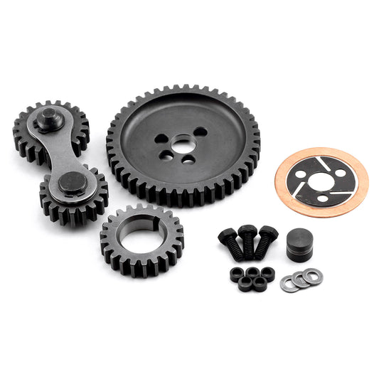 Speedmaster PCE267.1002 Fits Chevy SBC 350 Dual Idler Noisey Timing Gear Drive Set