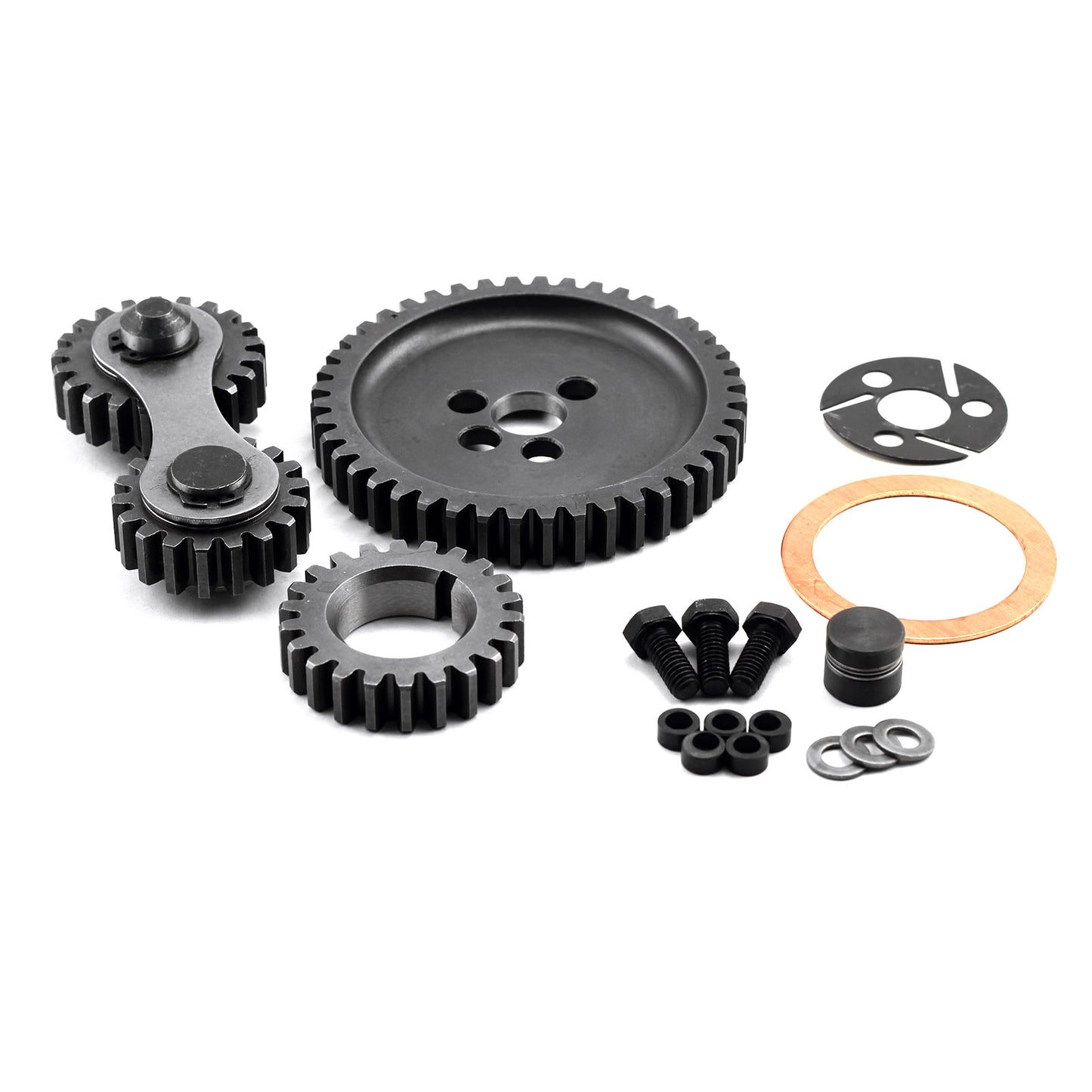 Speedmaster PCE267.1002 Fits Chevy SBC 350 Dual Idler Noisey Timing Gear Drive Set