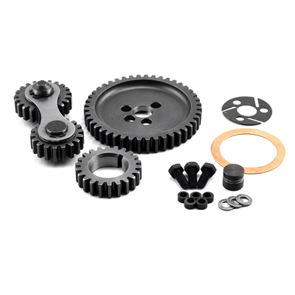 Speedmaster PCE267.1002 Fits Chevy SBC 350 Dual Idler Noisey Timing Gear Drive Set
