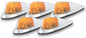 LED Amber Deluxe Chrome 5 Ligh - 20106