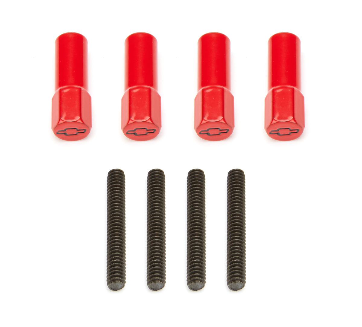Mini Valve Cover Nuts Red Bowtie Emblem - 141602