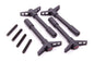 Black Crinkle V/C Wing Nuts 4pcs - 141756