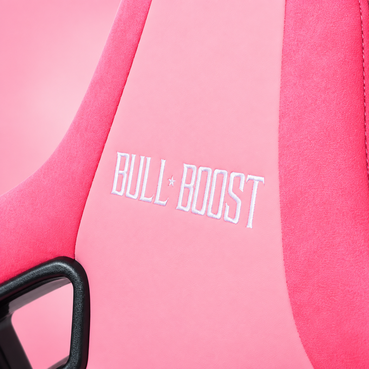 ZUES Collection Pink Bull Boost Reclinable Adjustable Racing Bucket Seat