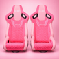 Bull Boost Adjustable Racing Lowered Ultra Max Bucket Seat w/ Seat Rails