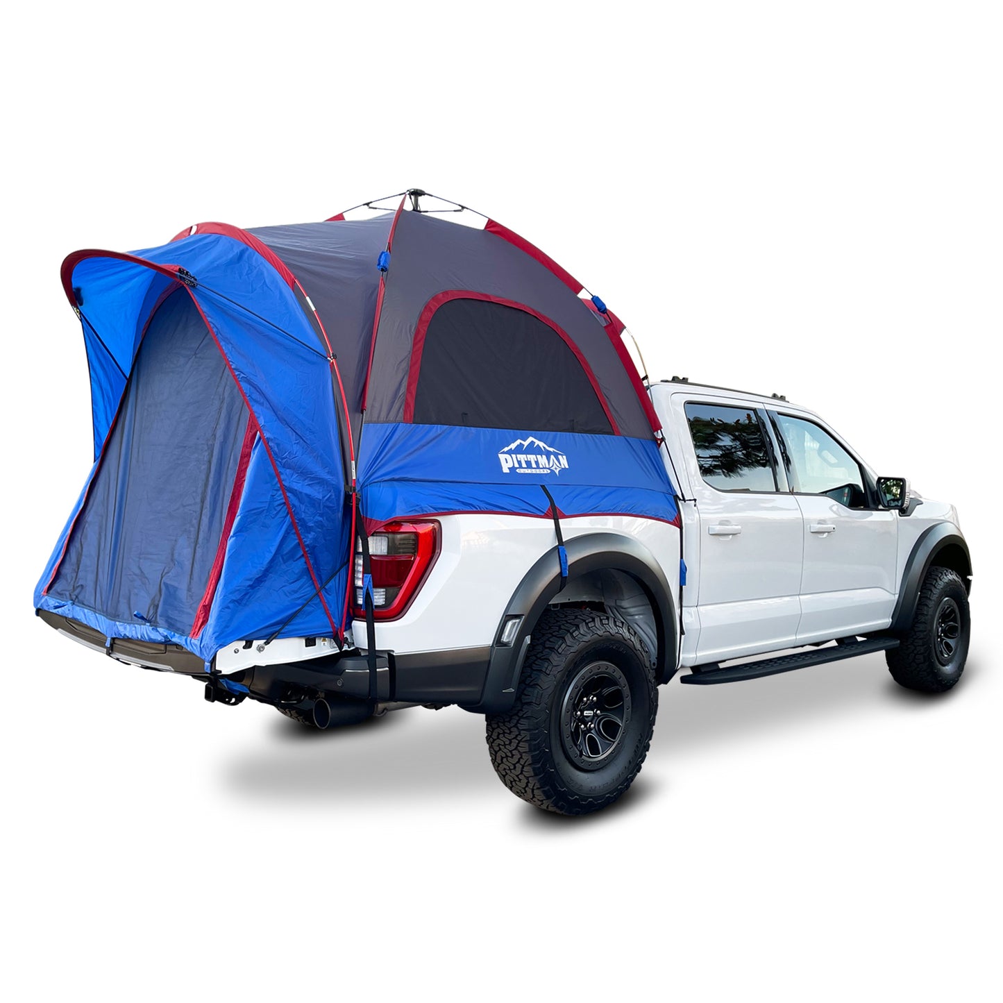 Pittman Outdoors EZ_UP Truck Bed Tent - PPI-TBT_F8 Full Size 8.0'-8.5' Beds - The Ultimate EZ_UP Truck Bed Tent System