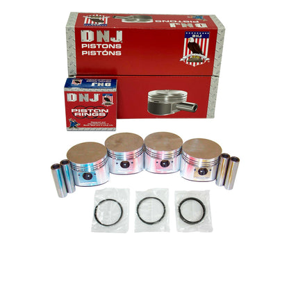 Piston and Ring Set 1984-1989 Chrysler, Dodge, Mazda, Mitsubishi, Plymouth 2.6L