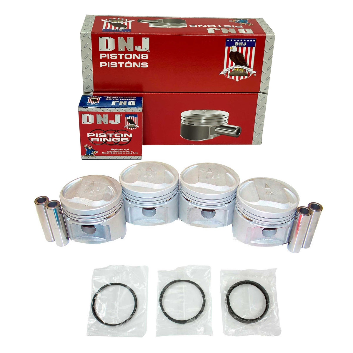 Piston and Ring Set 1990-1994 Eagle, Mitsubishi, Plymouth 1.8L