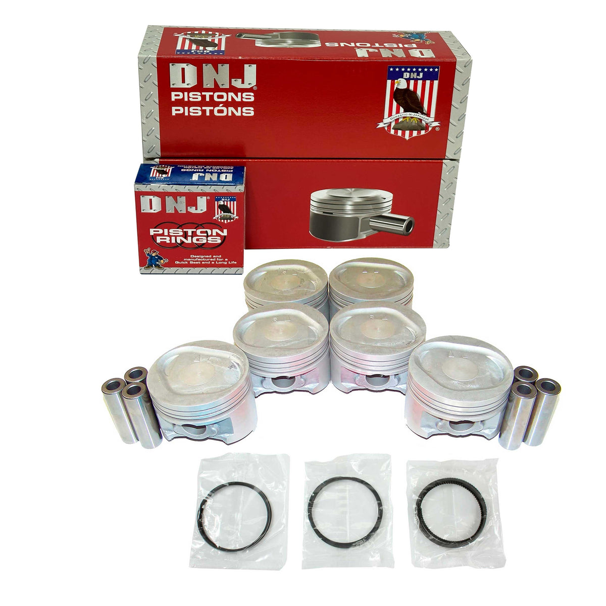 Piston and Ring Set 1994-2000 Chrysler, Dodge, Hyundai, Mitsubishi, Plymouth 3.0L