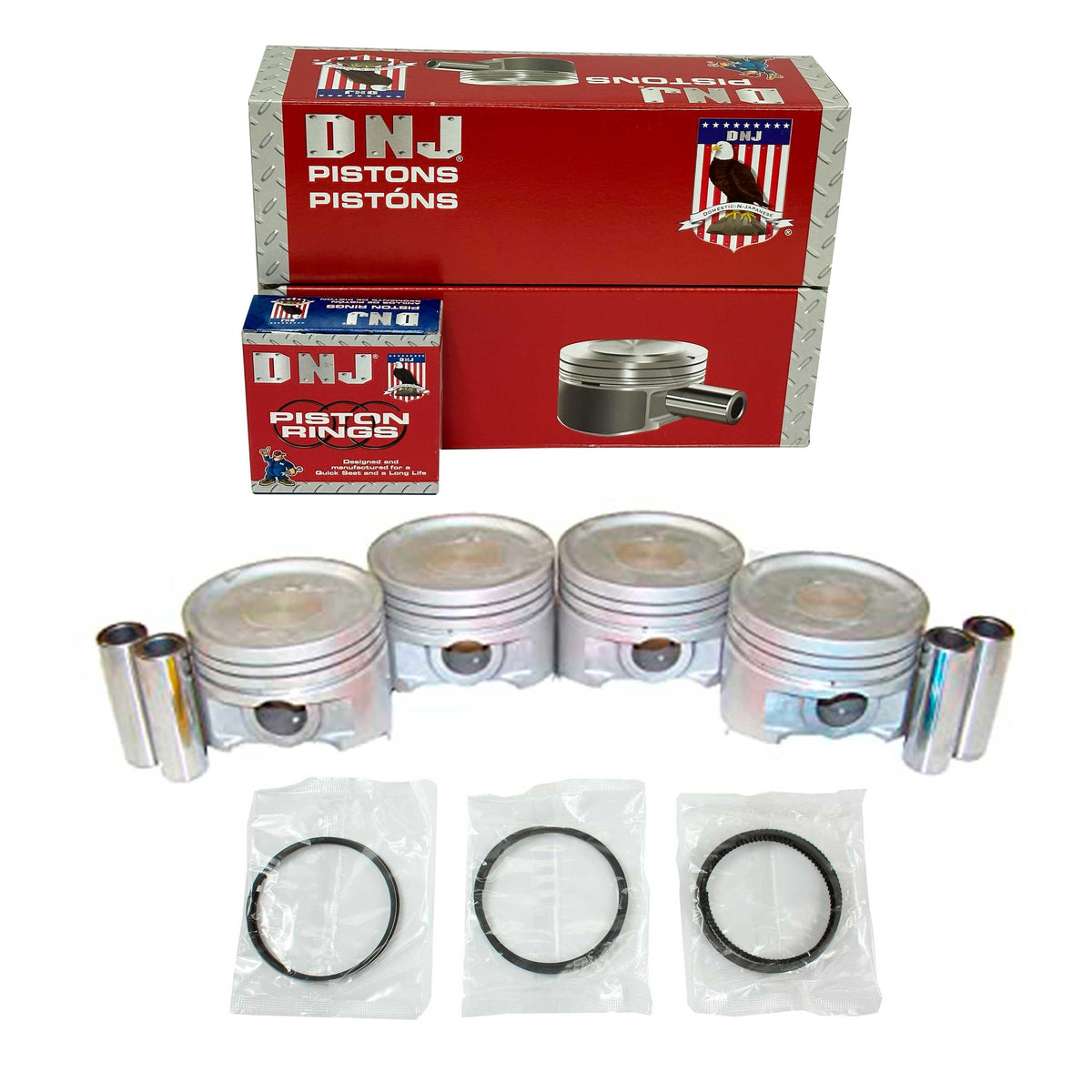 Piston and Ring Set 1993-1999 Eagle, Mitsubishi, Plymouth 2.4L