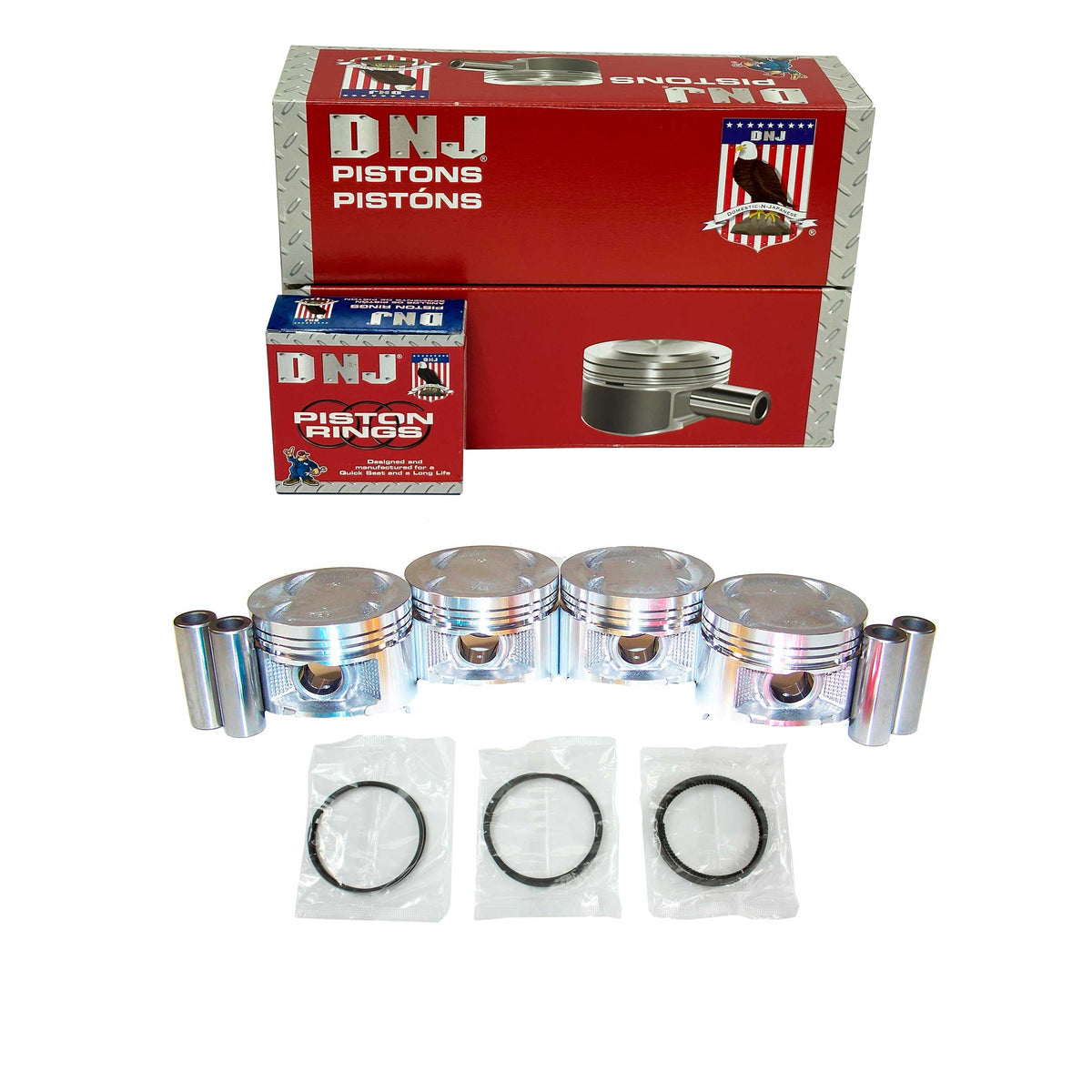 Piston and Ring Set 1990-2001 Acura 1.8L