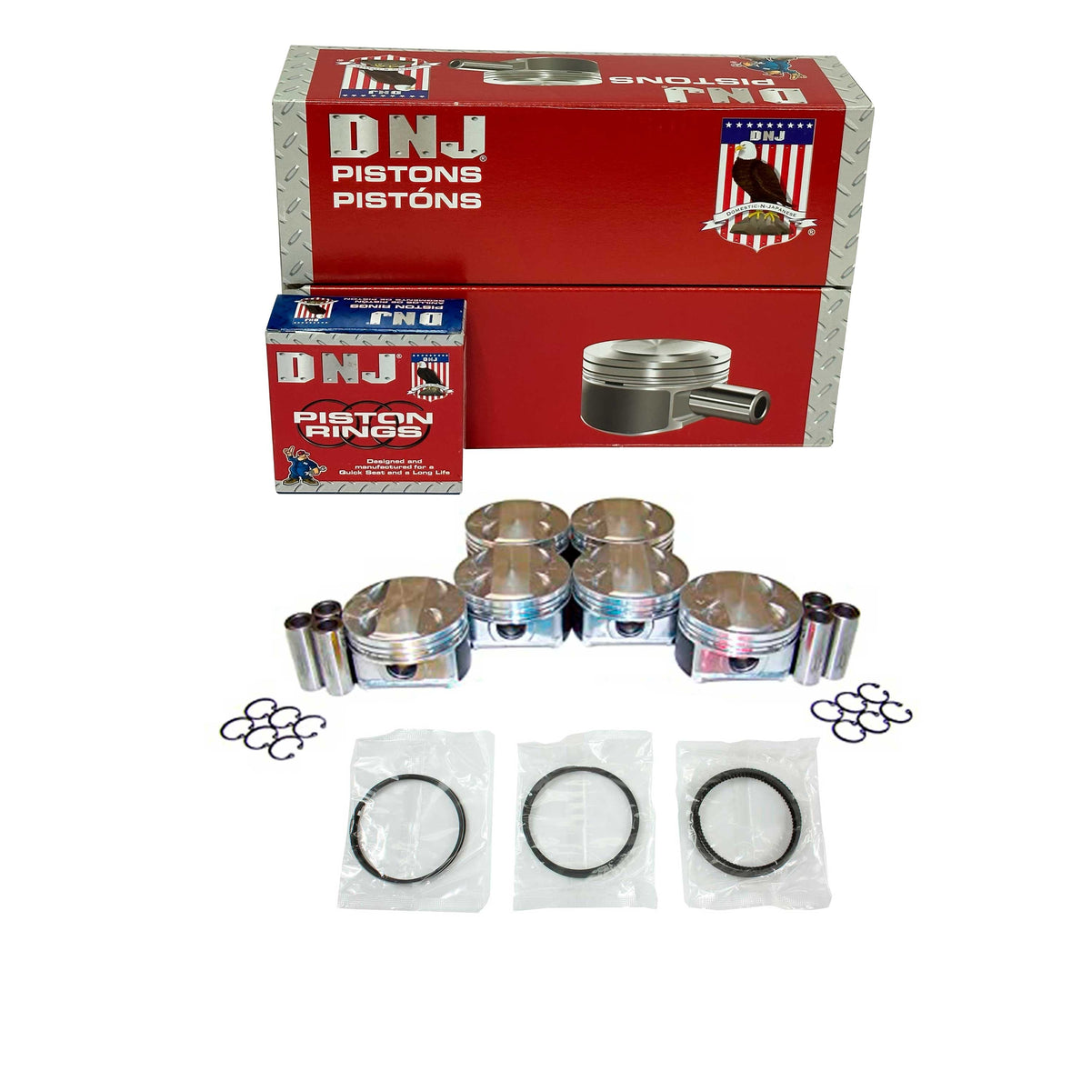 Piston and Ring Set 2004-2008 Acura 3.2L