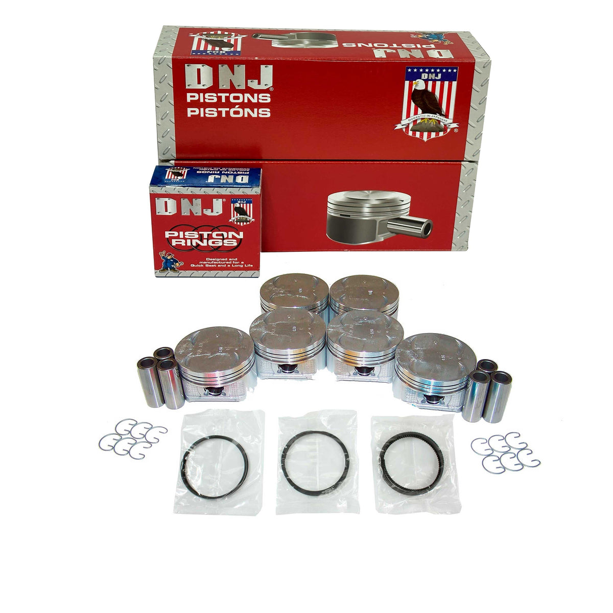 Piston and Ring Set 1997-2002 Acura, Honda 3.0L