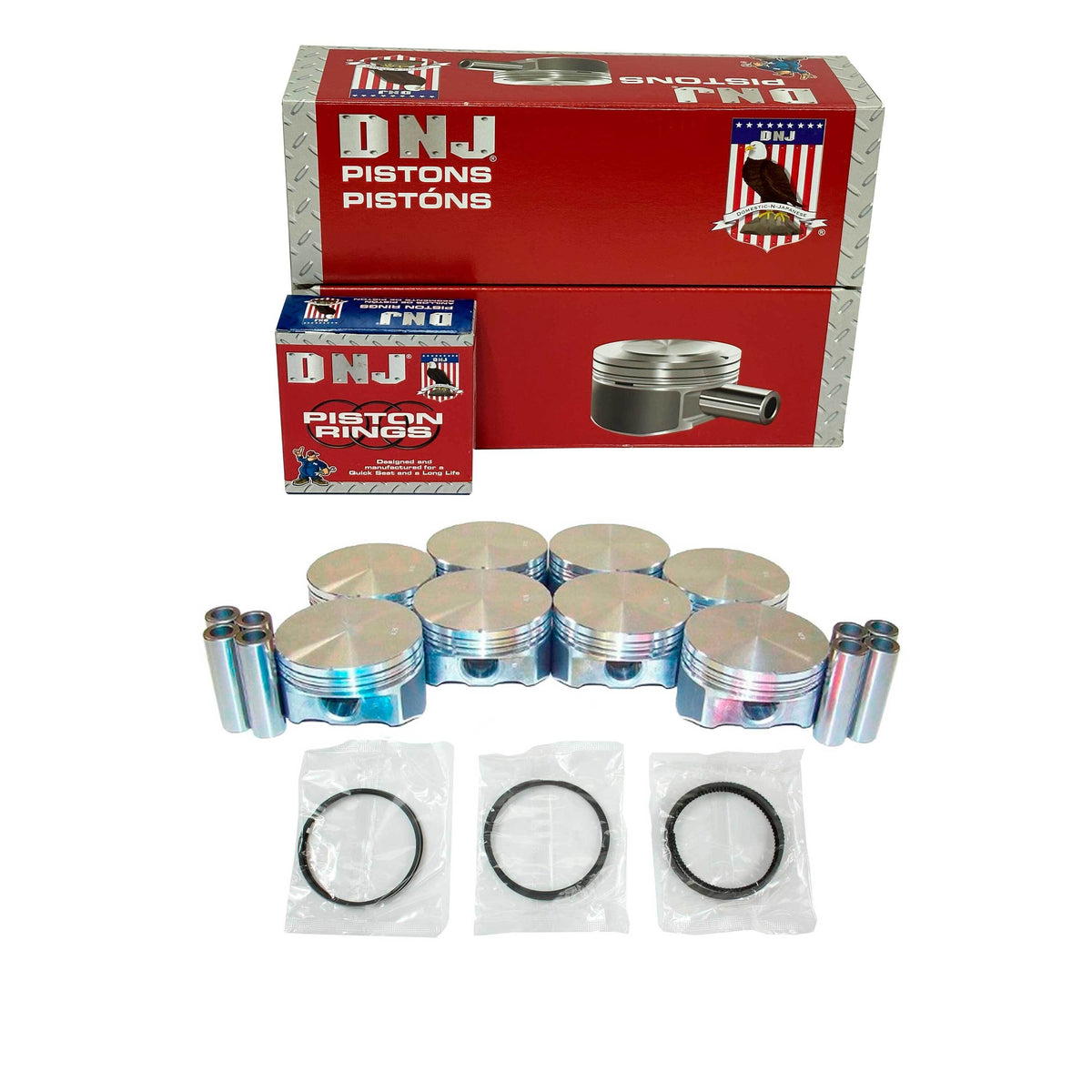 Piston and Ring Set 1997-2004 Cadillac, Chevrolet, Pontiac 5.7L