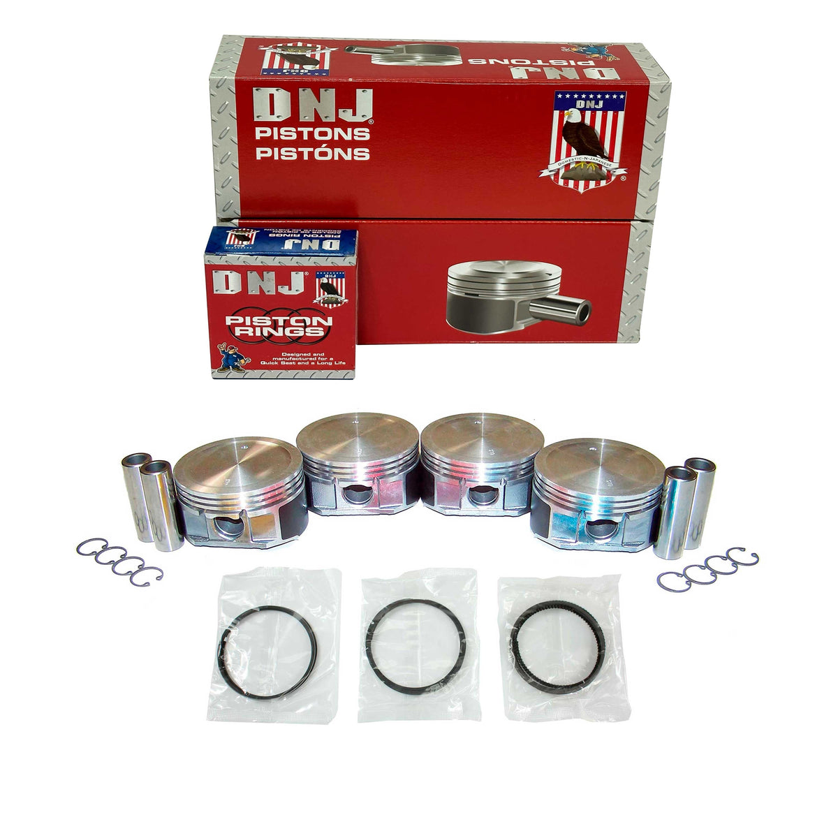 Piston and Ring Set 2000-2008 Chevrolet, Oldsmobile, Pontiac, Saturn 2.2L