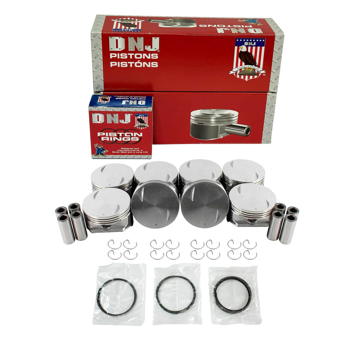 Piston and Ring Set 2001-2007 Chevrolet, GMC 8.1L