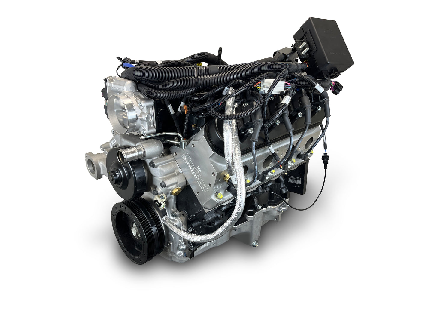 BluePrint Engines GM LS Compatible 376 C.i. Pro Series Engine - BPE Cast Intake - Base Dressed - BluePrint Engines Calibrated ECU