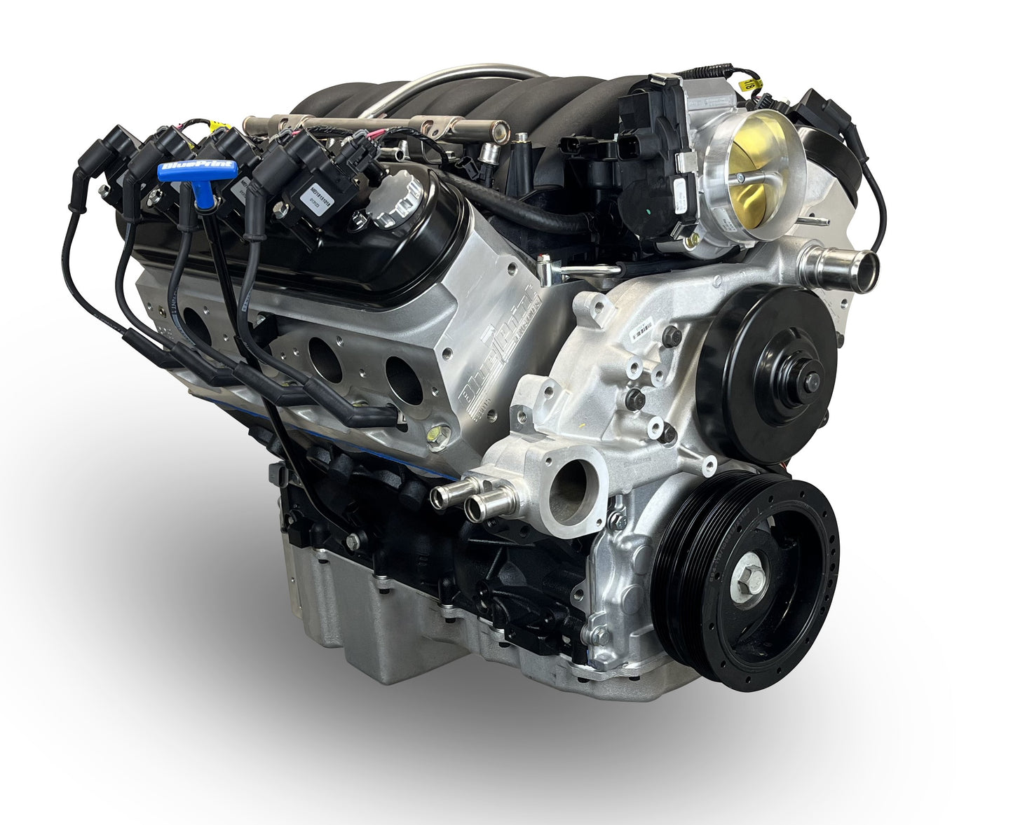BluePrint Engines GM LS Compatible 427 C.i. Pro Series Engine - GM Plastic Intake - Base Dressed - Holley Terminator X EFI System
