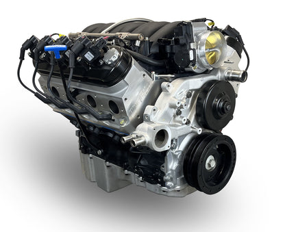 BluePrint Engines GM LS Compatible 427 C.i. Pro Series Engine - GM Plastic Intake - Base Dressed - Holley Terminator X EFI System