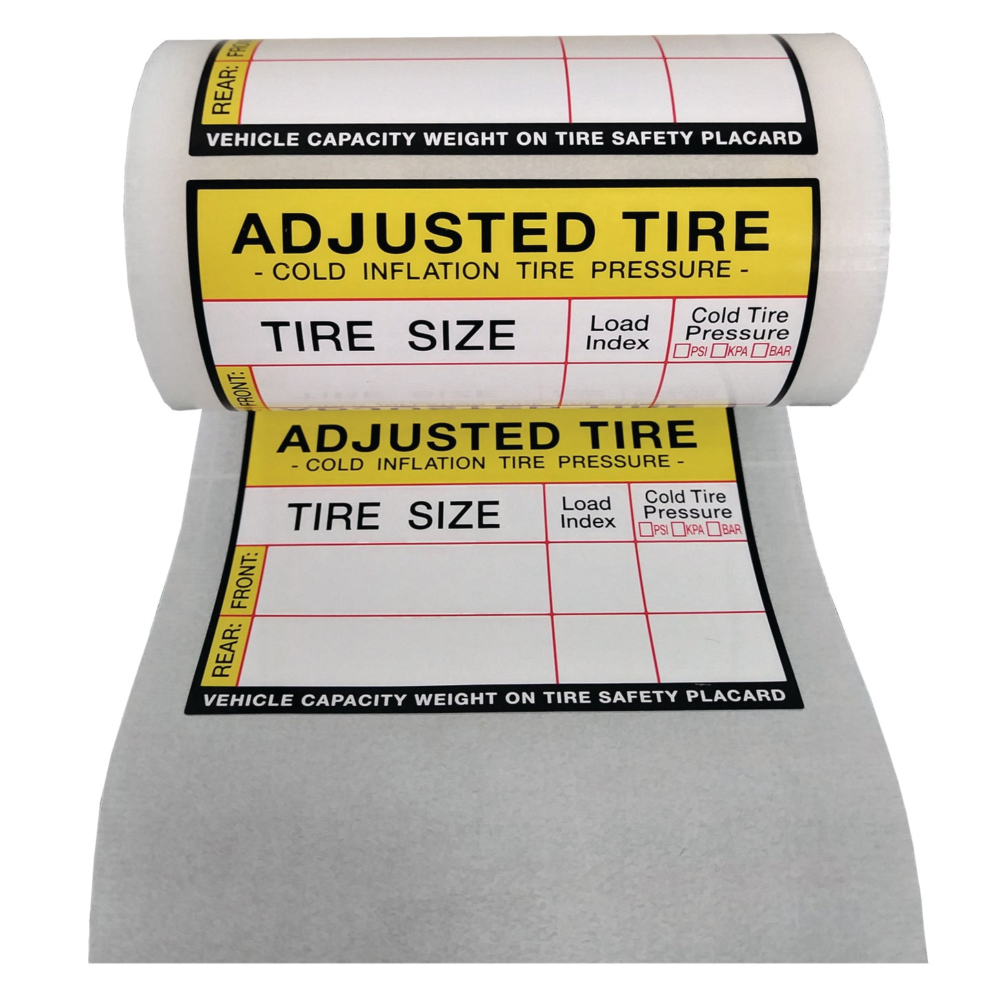 Placard Value Stickers