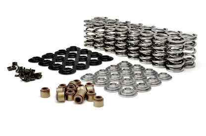 GM LS Dual Valve Spring Kit W/ Chromemoly Steel Retainers; .660" Max Lift