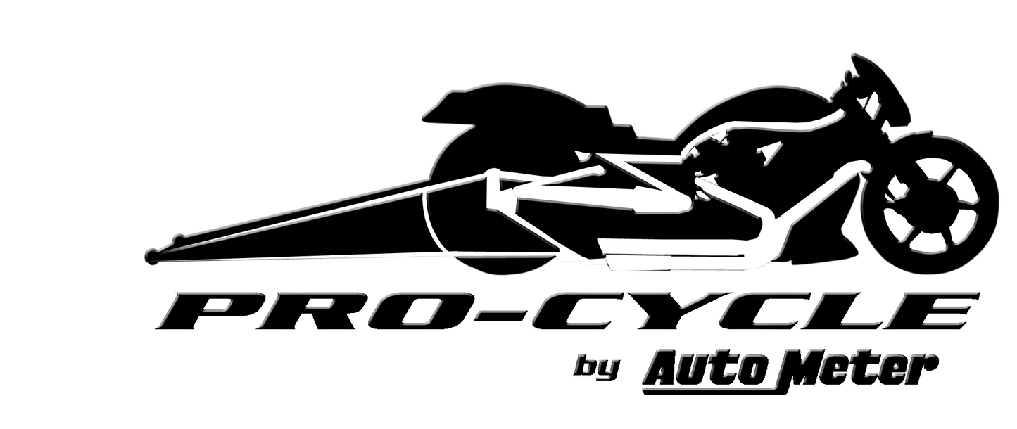 3-3/8 In. SPEEDOMETER 0-160 MPH WHITE PRO-CYCLE