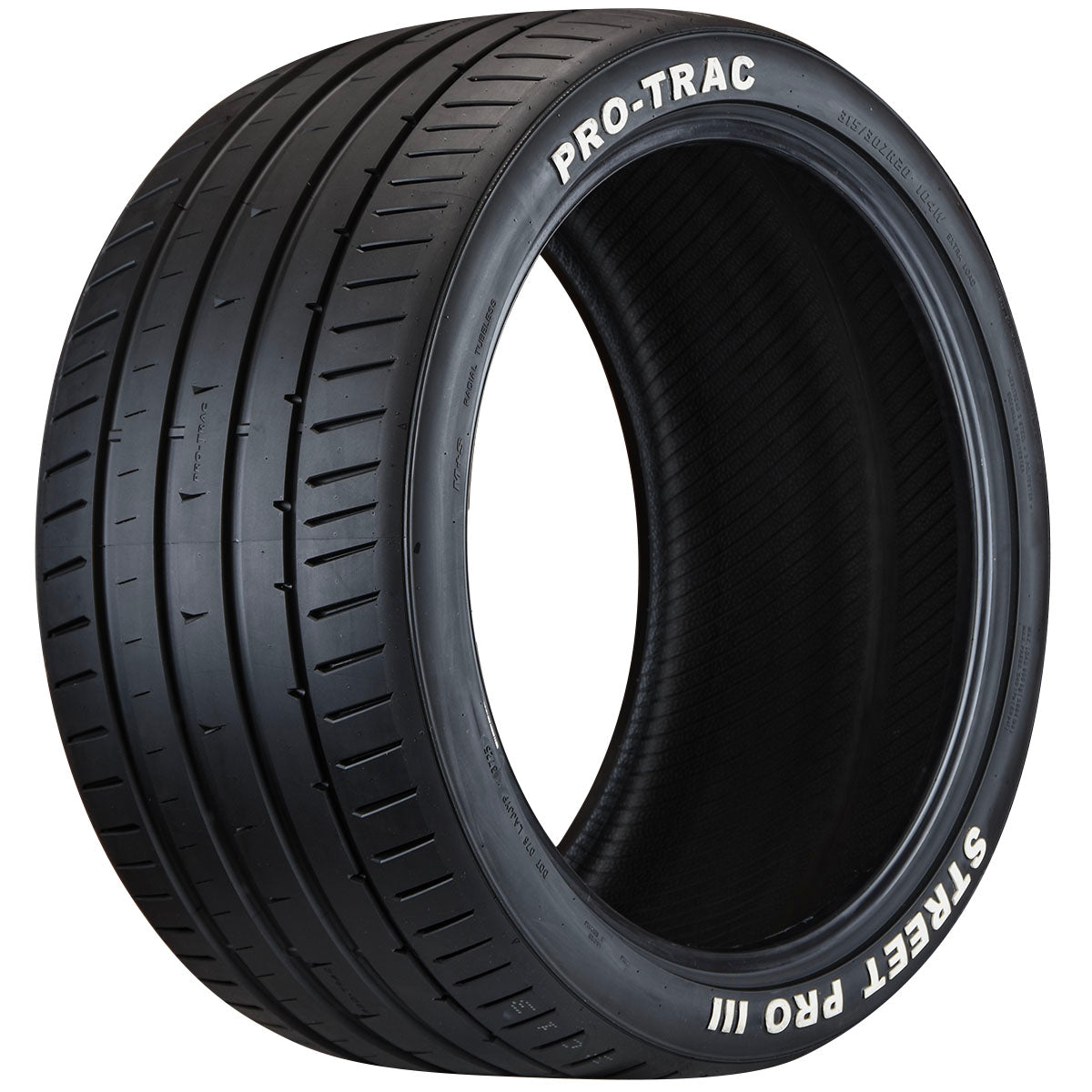 275/35ZR20 PRO-TRAC STREET PRO III Raised White Letter