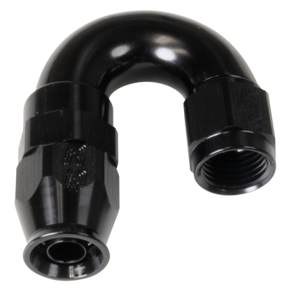 Black 180 -6 Pro PTFE Hose End