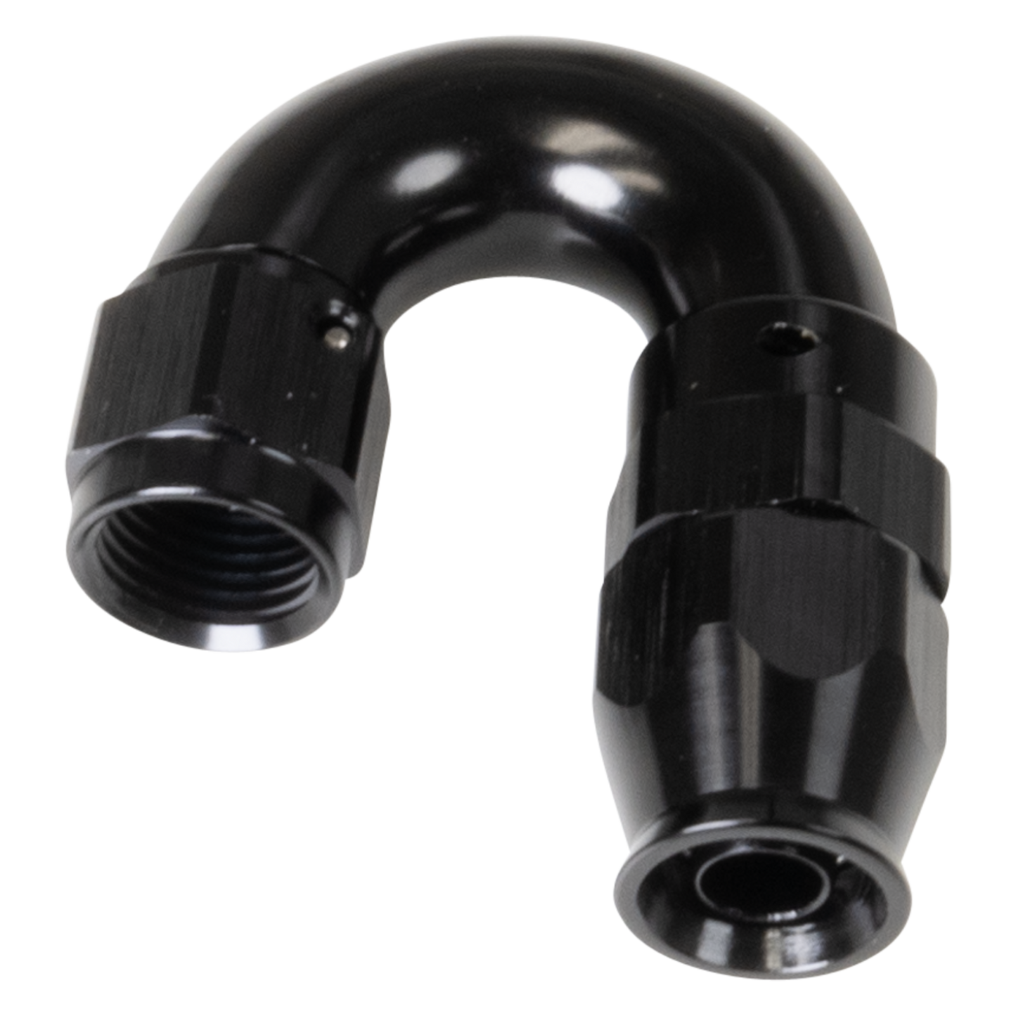 Black 180 -6 Pro PTFE Hose End