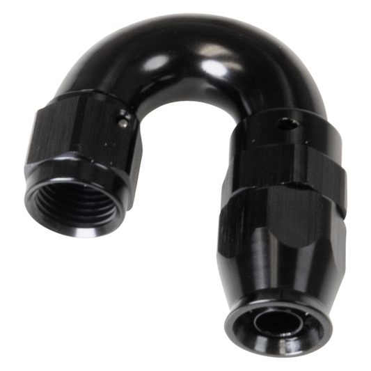 Black 180 -6 Pro PTFE Hose End