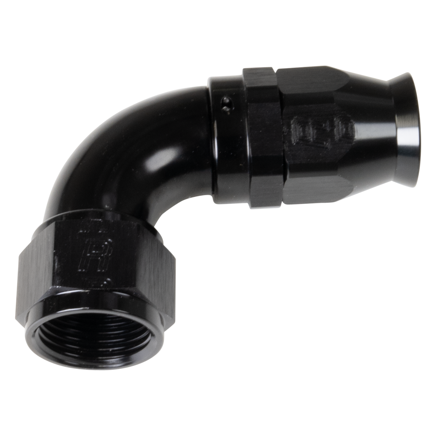 Black 90 -12 Pro PTFE Hose End