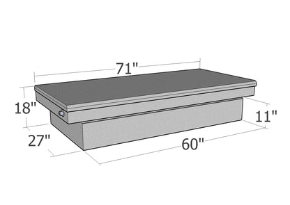 GXTX - RB117FL - Full Lid Comm. Class Full Size CrossOver - Xtra Wide