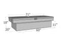 GXTX - RB124GW - Gull Wing Lid Comm. Class Full Size - Standard