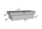 GXTX - RB134GW - Gull Wing Lid Comm. Class Mid Size / Down Size - Long Bed Only