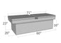 GXTX - RB157GW - Gull Wing Lid Comm. Class Full Size - Xtra Deep