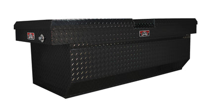 GXTX - RB158GW-BT - Gull Wing Lid Comm. Class Full Size - Xtra Deep / Xtra Wide W/ Slant - Black Texture Coat