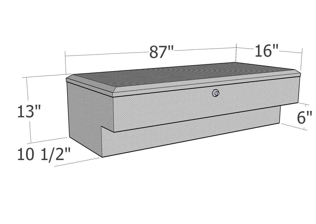 GXTX - RB164 - 87inch LoSider Side Rail Box Commerical Class