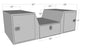 GXTX - RB257D - 57inch InchVinch Shape Goose Neck / Fifth Wheel Tailgate Box