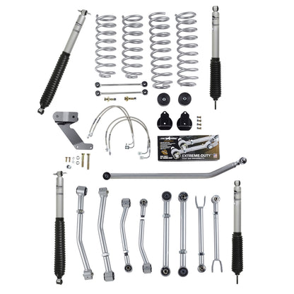 Super-Flex Adjustable Short Arm Kit JK 2Dr 3.5" W/Mono Tube Shocks