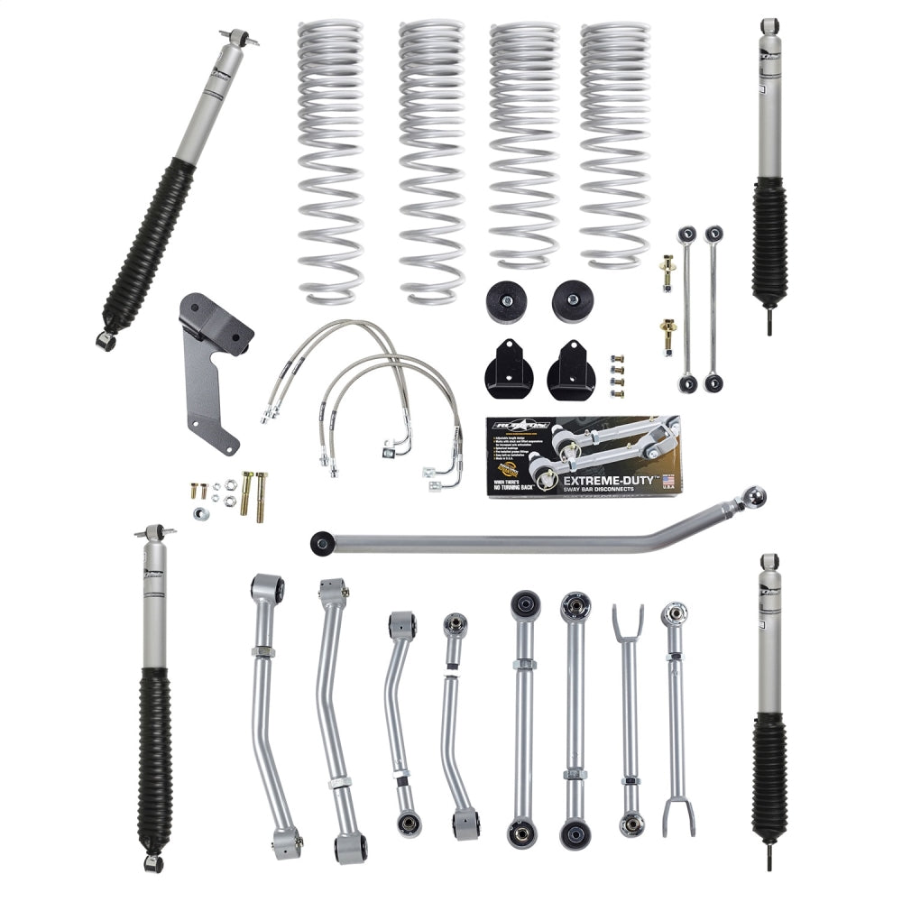 Rubicon Express 3.5 Inch Super-Flex Progressive Coil Lift Kit - Re7127P