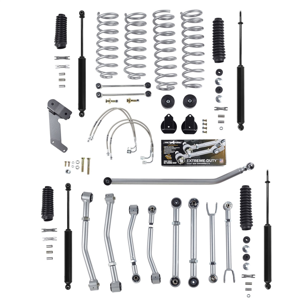 Super-Flex Adjustable Short Arm Kit JK 2Dr 3.5" W/Twin Tube Shocks