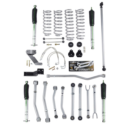 Super-Flex Adjustable Short Arm Kit JK 2Dr 4.5" W/Mono Tube Shocks